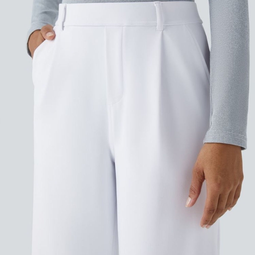 HALARA DayStretch High Waisted Pocket Straight Leg Work Pants - Picture 3 of 3